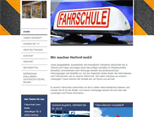 Tablet Screenshot of fahrschule-bielke.de